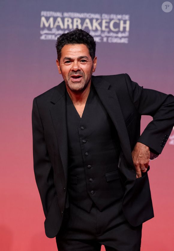 Jamel Debbouze au photocall de la cérémonie d'hommage à Sean Penn lors de la deuxième journée du 21e Festival international du film de Marrakech, le 30 novembre 2024 à Marrakech, Maroc. © Dominique Jacovides/Bestimage