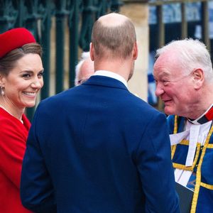 Le prince William, prince de Galles, et Catherine (Kate) Middleton, princesse de Galles, célèbrent le 76ème Commonwealth Day à l'abbaye de Westminster à Londres, le 10 mars 2025.
