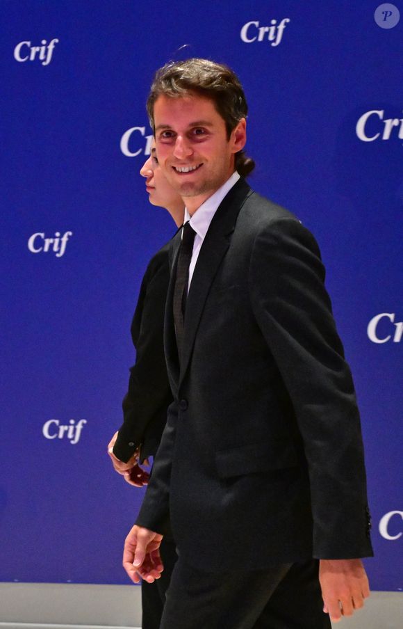 Gabriel Attal lors du dîner annuel du CRIF (Conseil représentatif des institutions juives de France) au Carrousel du Louvre à Paris le 3 juillet 2025.

© Christian Liewig / Bestimage