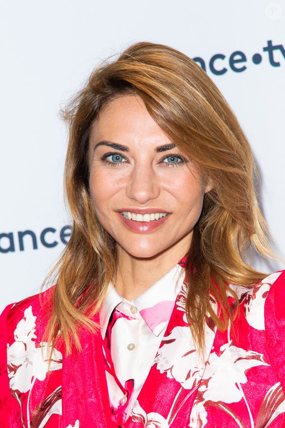 Ariane Brodier lors du photocall dans le cadre de la conférence de presse de France Télévisions au Pavillon Gabriel à Paris, France, le 24 août 2021. Pierre Perusseau/Bestimage