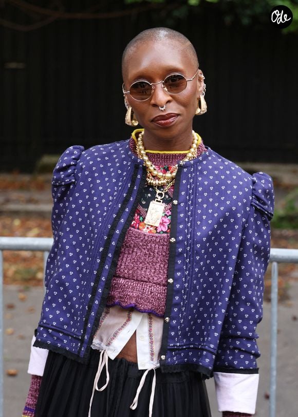 Cynthia Erivo au défilé Chloé "Collection Femme Prêt-à-Porter Printemps/Eté 2027" lors de la Fashion Week de Paris, le 1er octobre 2026. 

© Denis Guignebourg / Bestimage