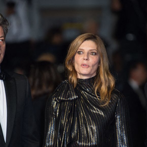 Chiara Mastroianni, Christophe Honore et Benjamin Biolay arrivant sur le tapis rouge de la projection de 'Diego Maradona' qui s'est tenue au Palais Des Festivals à Cannes, France, le 19 mai 2019 dans le cadre du 72e Festival de Cannes. Photo Nicolas Genin/ABACAPRESS.COM