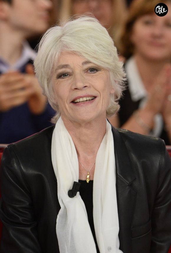 Françoise Hardy - Enregistrement de l'émission "Vivement Dimanche" à Paris. AGENCE / BESTIMAGE
