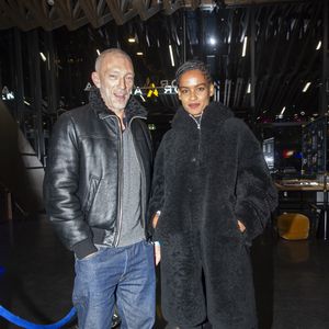 Vincent Cassel et sa compagne Narah Baptista - Célébrités assistent aux combats de MMA, Professional Fighters League Europe (PFL) à l'accord Arena de Bercy à Paris le 7 mars 2024. © Pierre Perusseau/Bestimage