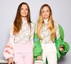 Les deux soeurs Smet à la Soirée Longchamp à Paris. Septembre 2023