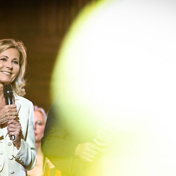 Exclusif - Claire Chazal - Enregistrement de l'émission "Le Grand Echiquier : Spéciale Dalida" à l'Opéra royal de Versailles, présentée par C.Chazal et A.Manoukian, et diffusée sur France 2, le 18 mars 2025. © Guillaume Gaffiot/Bestimage