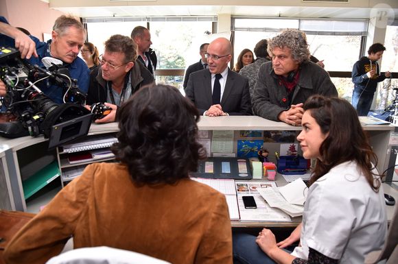 Le dernier jour de tournage du téléfilm "Frères à demi", réalisé par Stéphane Clavier avec Marthe Villalonga, à Roquebillière, le 11 décembre 2015. © Bruno Bébert / Bestimage
