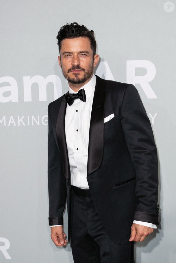 Orlando Bloom lors de la soirée du gala de l'amfAR à la Villa Eilen Roc au Cap d'Antibes lors du 74ème Festival International du Film de Cannes. Le 16 juillet 2021 © Borde-Jacovides-Moreau / Bestimage 