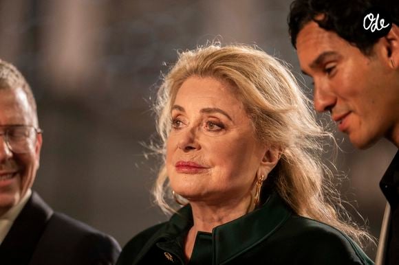 Catherine Deneuve à l'issue de la projection du film « Histoires Parallèles » lors de la 79e édition du Festival de Cannes, à Cannes, dans le sud de la France, le 14 mai 2026.Photo : Eliot Blondet/ABACAPRESS.COM