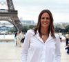 Laure Manaudou a donc imposé de pouvoir suivre la moitié de ses entrainements là-bas. 
Laure Manaudou arrive au Trocadéro avant la cérémonie d'ouverture des Jeux Olympiques de Paris 2024. Date de la photo : Vendredi 26 juillet 2024. Christophe Petit Tesson/Pool//PA Wire