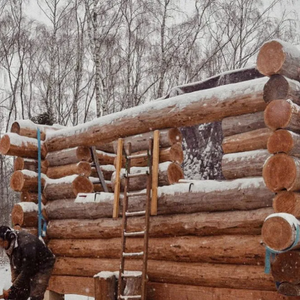 Il s’est installé dans les bois pour construire lui-même une cabane.

Vianney, Instagram