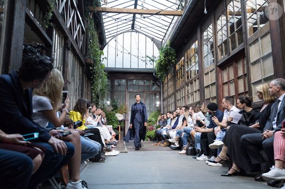 Image du défilé de la première collection de la marque de vêtements de Pauline Ducruet, Alter Designs, printemps-été 2020, à La Cartonnerie à Paris le 18 juin 2019. © Cyril Moreau/Bestimage
