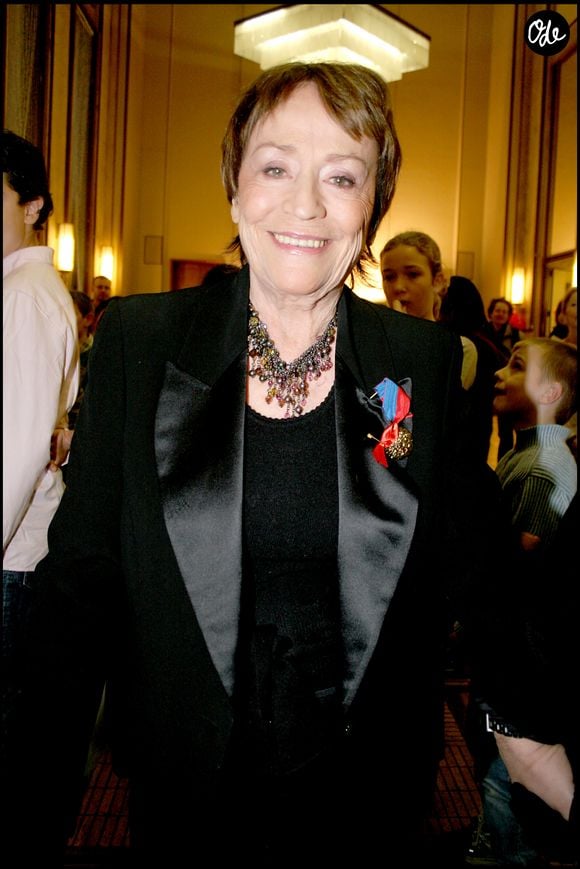 Annie Girardot, médaille d'or de la ville de Puteaux - Soirée à la Mairie de Puteaux au profit de l'association "Dessine moi un mouton" contre le SIDA.
BALDINI / BESTIMAGE