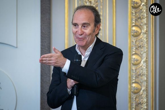 Xavier Niel, fondateur d'Iliad lors du rassemblement des plus grands talents français de l'Intelligence Artificielle (IA) au palais présidentiel de l'Elysée à Paris, France, le 21 mai 2024. © Eric Tschaen/Pool/Bestimage