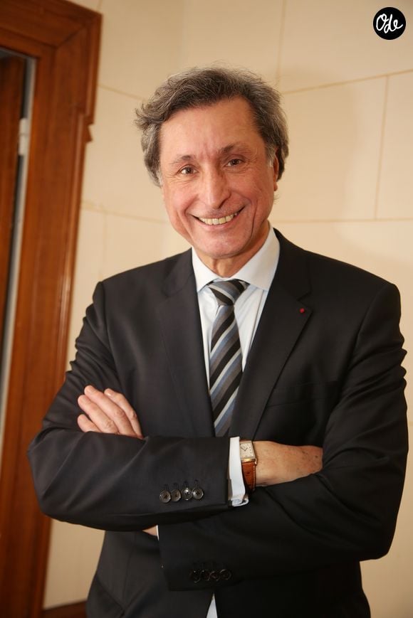 Patrick de Carolis - La ministre de la Culture lors de la cérémonie des voeux aux acteurs de la Culture et à la presse dans les salons du ministère de la Culture à Paris, France, le 23 janvier 2018. © Denis Guignebourg/Bestimage