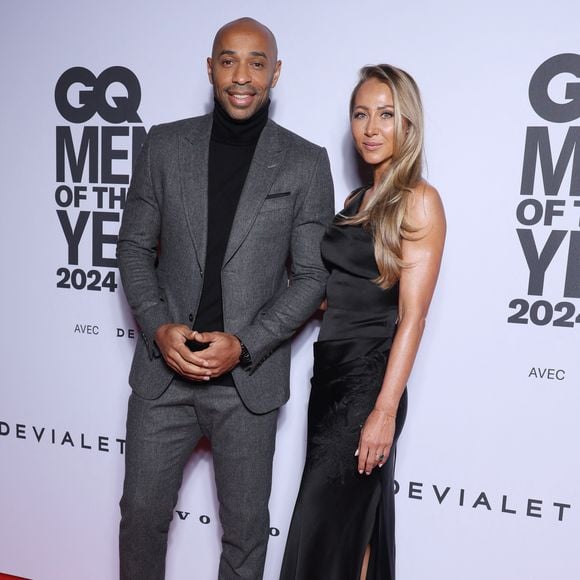 Thierry Henry et sa femme Andrea Rajacic - People lors du photocall de la soirée « GQ Men of the Year awards 2024 » à l'hôtel Plaza à Paris. Le 20 novembre 2024
Photo par Denis Guignebourg / Bestimage