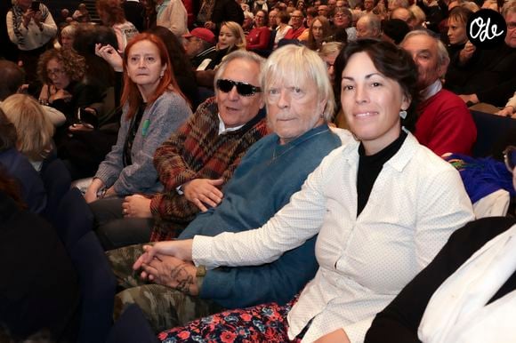 Exclusif - Gilbert Montagné, Renaud et sa femme Cerise dans le public du concert de Hugues Aufray au Le Dôme de Paris. © Jack Tribeca / Bestimage