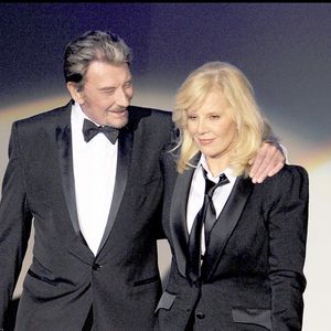 Johnny Hallyday et Sylvie Vartan à L'Olympia de Paris. © Bestimage