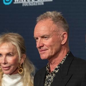 Le 11 mars 2025, New York, États-Unis : Sting (R) et Trudie Styler assistent au gala de printemps 2025 de la Fondation Wayuu Taya au Chelsea Industrial à New York. (Crédit image : © Ron Adar/SOPA Images via ZUMA Press Wire)