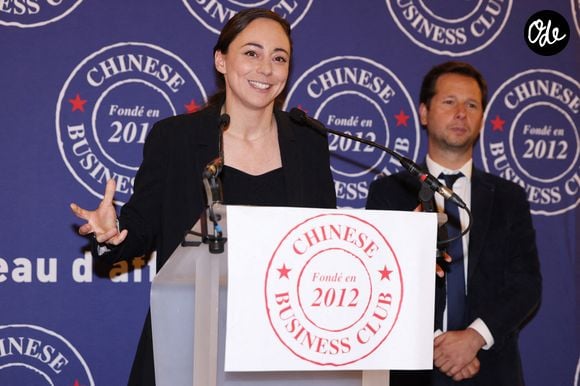 Exclusivité - Nina Metayer et Harold Parisot assistent au déjeuner mensuel du Chinese Business Club organisé à l'Intercontinental Opera à Paris, en France, le 9 février 2026. Photo de Jérôme Domine/ABACAPRESS.COM
