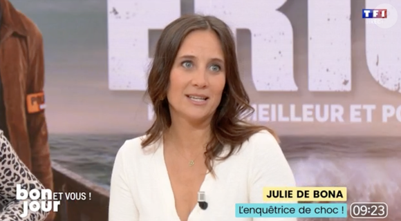 Julie de Bona est intervenue dans Bonjour !, la matinale sur TF1.