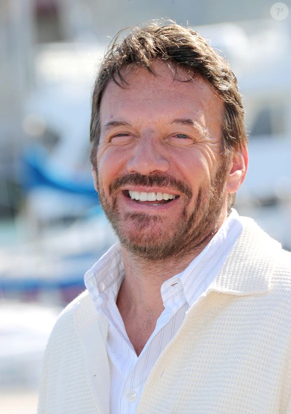Samuel Le Bihan - Photocall de la série "Carpe Diem" lors de la 26e édition du Festival de la Fiction de La Rochelle. Le 14 septembre 2024. © Patrick Bernard / Bestimage