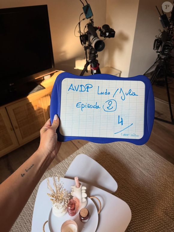 Julia et Ludovic de "L'amour est dans le pré" saison 19 en tournage ©Instagram - julia_adp19