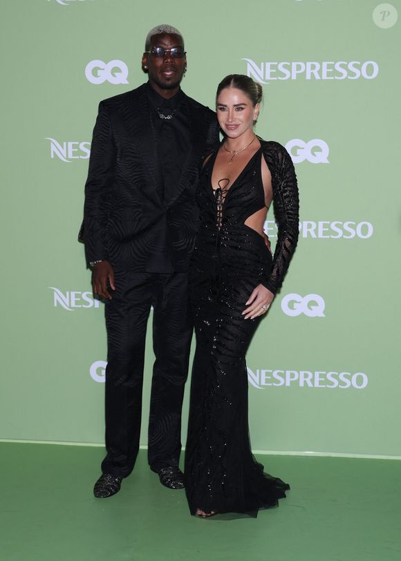 Paul Pogba et sa femme Zulay - Soirée Nespresso x GQ lors du 78ème Festival International du Film de Cannes le 18 mai 2025. © Denis Guignebourg/BestImage