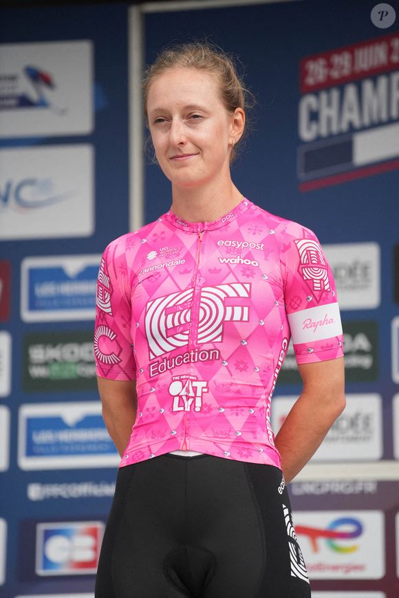 Cédrine Kerbaol lors des championnats de France 2025, épreuve cycliste, le 26 juin 2025 aux Herbiers, France Photo Laurent Lairys/ABACAPRESS.COM