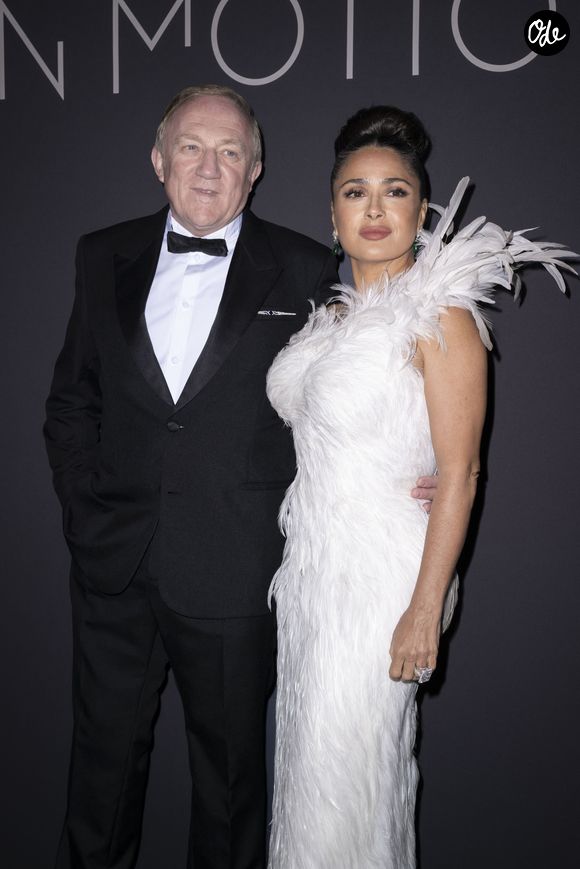 François-Henri Pinault et sa femme Salma Hayek - Photocall de la soirée "Kering Women in Motion Awards" à la Place de la Castre lors du 79ème Festival International du Film de Cannes. Le 17 mai 2026
© Olivier Borde / Bestimage