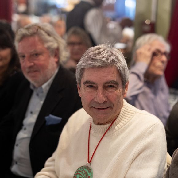 Patrice Devret lors de la cérémonie d'intronisation de A.Dussollier et C.Frot à l'académie Alphonse Allais au cabaret La Crémaillère 1900 à Paris le 26 janvier 2026

© Tiphaine Praud-Lebely / Bestimage