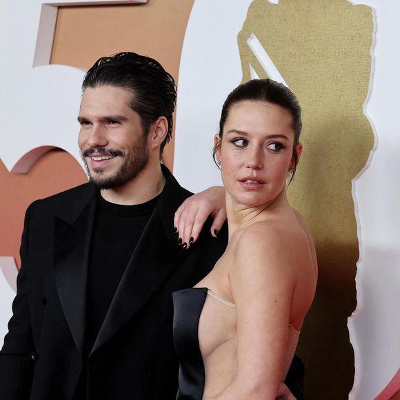 François Civil, Adèle Exarchopoulos - Photocall de la 50ème édition de la cérémonie des César à l'Olympia à Paris, France, le 28 février 2025 © Dominique Jacovides - Olivier Borde / Bestimage