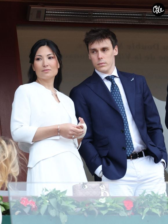 Louis Ducruet et sa femme Marie lors de la finale du Rolex Monte-Carlo Masters au Monte-Carlo Country Club de Monaco le 12 avril 2026.

© Claudia Albuquerque / Bestimage