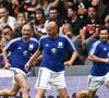 Une association qui promet de faire revivre la magie des plus grands moments du football français.

Zinédine Zidane, Bixente Lizarazu et Fabien Barthez - Les champions du monde de 98 ont défié les rugbymen du Stade toulousain lors d'une rencontre caritative pour l’association de Pascal Olmeta "Un sourire, un espoir pour la vie" sur la pelouse du stade Ernest Wallon à Toulouse, France, le 10 juillet 2017. © Agence/Bestimage