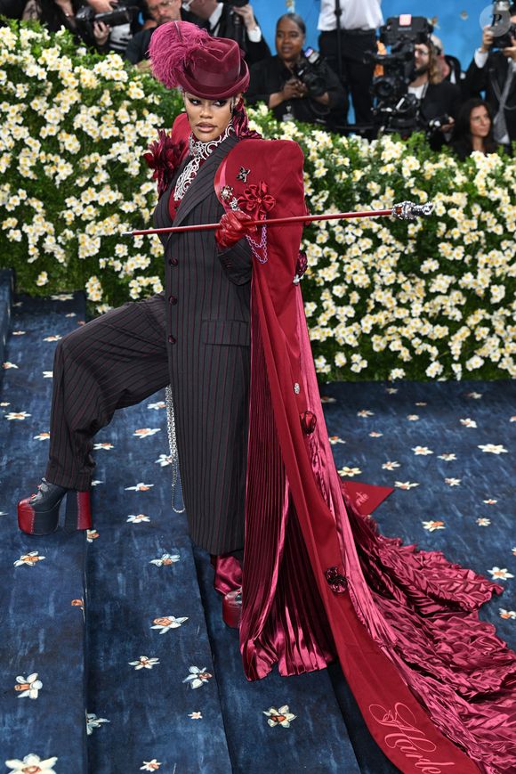 Teyana Taylor au gala de bienfaisance 2025 du Costume Institute célébrant l'ouverture de l'exposition "Superfine : Tailoring Black Style" qui s'est tenue le 5 mai 2025 au Metropolitan Museum of Art à New York. MET Gala 2025