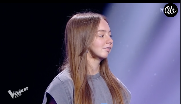 Charlotte dans "The Voice Kids".

© TF1 / The Voice Kids