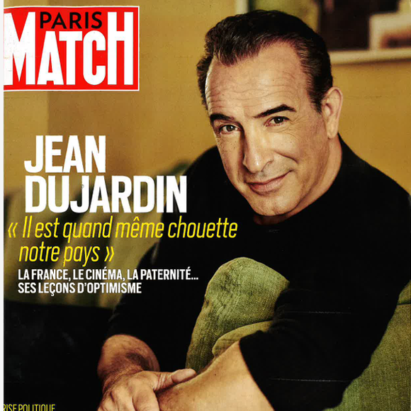 Jean Dujardin en couverture de "Paris Match", numéro du 9 octobre 2025.
