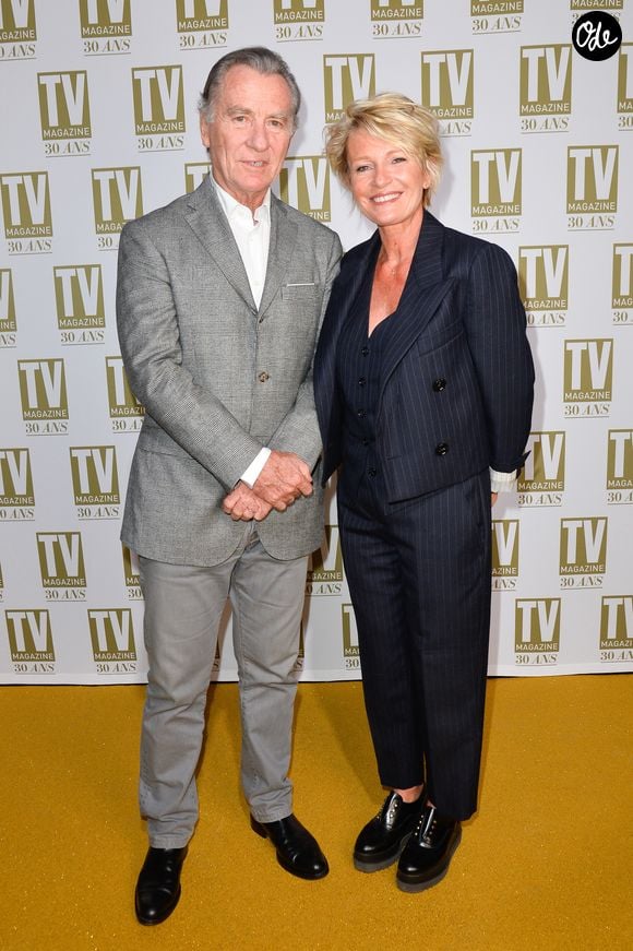 Exclusif - William Leymergie et Sophie Davant - Soirée d'anniversaire des 30 ans de TV Magazine au Pavillon des Champs-Elysées à Paris le 17 octobre 2017. © Coadic Guirec/Bestimage (no web - No Blog pour suisse et Belgique)