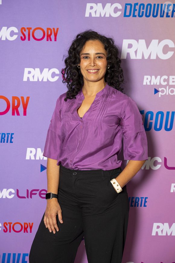Salhia Brakhlia lors de la conférence de presse de rentrée des chaînes du groupe RMC-BFM à Paris, le 17 septembre 2025.
Pierre Perusseau / Bestimage