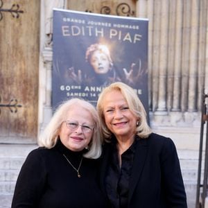 Exclusif - Christie Laume Lamboukas et Catherine Glavas Lamboukas, soeurs de Théo Sarapo et héritiéres de Edith Piaf
Journée hommage à Edith Piaf pour les 60 ans de sa disparition (1963-2023) en l'église de Saint Jean-Baptiste de Belleville. Aprés la messe un concert a été donné par Sophie Guerrier sur le parvis.
Paris, le 14 Octobre 2023. © Dominique Jacovides / Bestimage