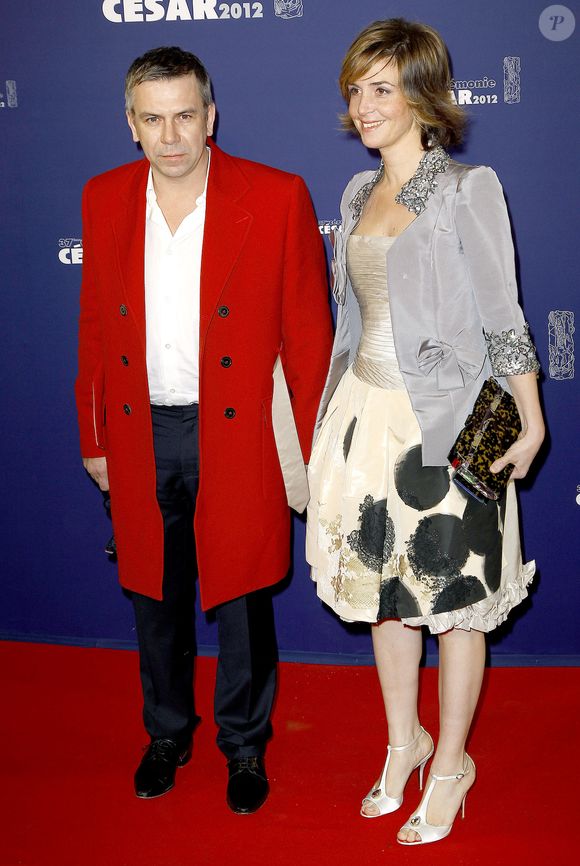 Philippe Torreton et sa femme Elsa Boublil lors de la cérémonie des César en 2012 © Guillaume Gaffiot /Bestimage