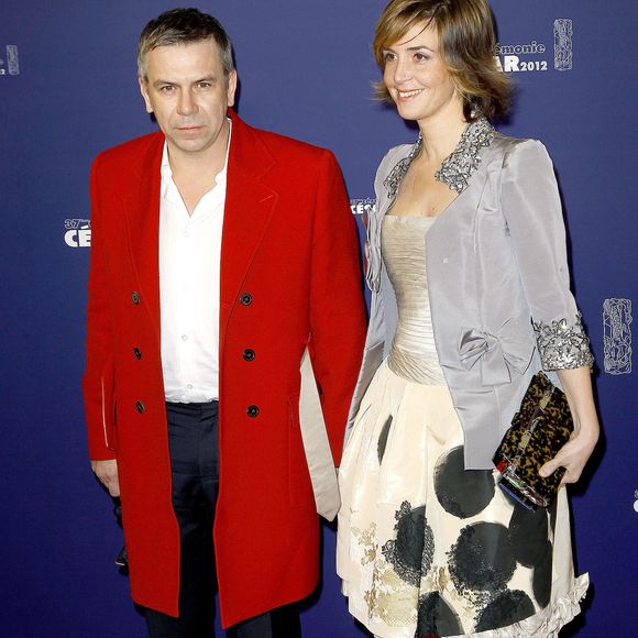 Philippe Torreton et sa femme Elsa Boublil lors de la cérémonie des César en 2012 © Guillaume Gaffiot /Bestimage