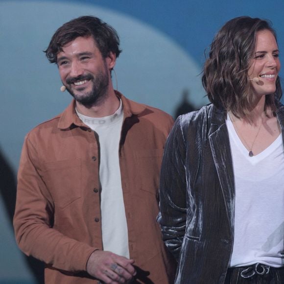 Exclusif - Jérémy Frérot, Laure Manaudou - Surprises - Enregistrement de l'émission "La Chanson secrète 11" à Paris, diffusée le 24 juin sur TF1. © Cyril Moreau / Bestimage