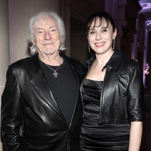 Hugues Aufray et son épouse Muriel assistent au gala des Stethos d’Or 2024 à l’Hôtel George V, le 18 mars 2024 à Paris, en France. Photo de David NIVIERE/ABACAPRESS.COM