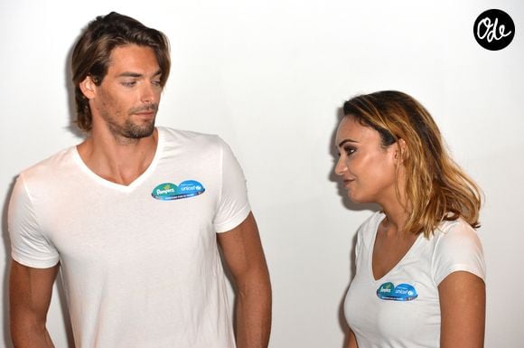 Camille Lacourt et Valérie Bègue, Paris, le 13 novembre 2015
