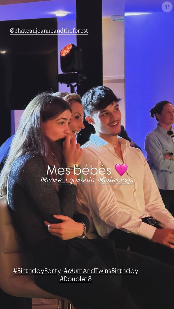Elodie Gossuin fête l'anniversaire de Rose et Jules 20 décembre 2025 @Instagram
