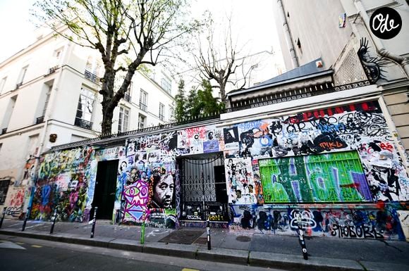 Maison de Serge Gainsbourg Rue de Verneuil - Illustrations de Paris désert pendant le confinement de l'épidémie de Coronavirus (COVID-19) le 24 mars 2020. © JB Autissier / Panoramic / Bestimage