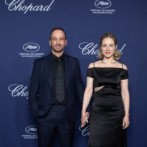 Michel Ferracci et sa femme Émilie Dequenne - Cérémonie du remise du Trophée Chopard au Carlton Beach à Cannes, lors du 76ème Festival International du Film de Cannes. Le 19 mai 2023
© Olivier Borde / Bestimage