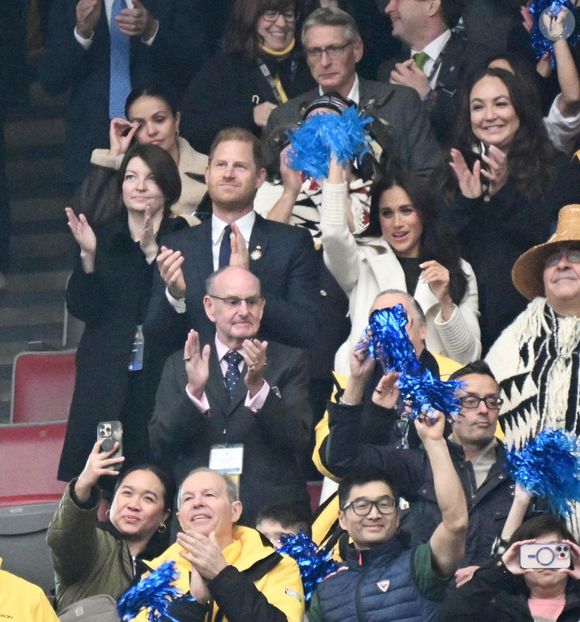 Le prince Harry et Meghan Markle assistent à la cérémonie d'ouverture des "Invictus Games Vancouver Whistler 2025" au Canada le 8 février 2025. Backgrid USA / Bestimage