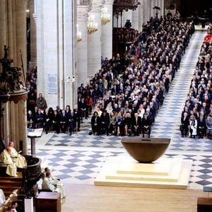 - Cérémonie de réouverture de la cathédrale Notre-Dame de Paris, le 7 décembre 2024. Joyau de l’art gothique, lieu de culte et de culture, symbole universel de la France et de son histoire, la cathédrale de Notre-Dame de Paris rouvre ses portes les 7 et 8 décembre, cinq ans après le terrible incendie qui l’avait ravagée le 15 avril 2019. 
© Dominique Jacovides / Bestimage